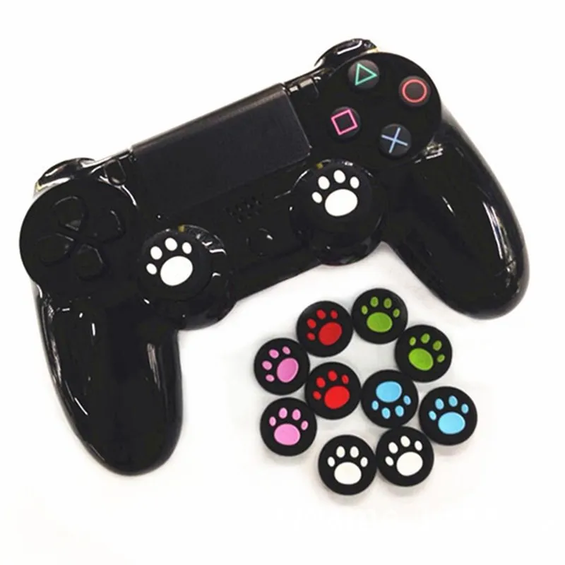 

Silicone Cat Claw Joystick Caps For Sony PS4 PS3 Thumb Stick Replacement Controller Analog Grip Thumbstick Buttons Cover Shell