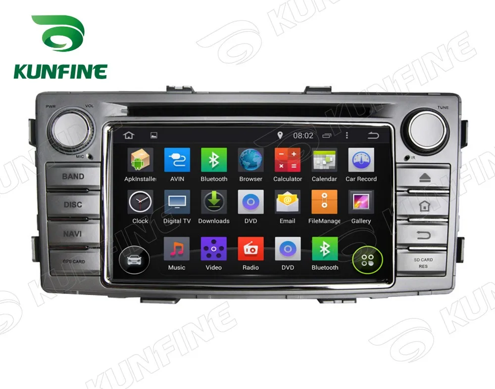 Excellent Quad core Android 5.1 Car DVD GPS Navigation Player for TOYOTA Hilux 2012 Radio Bluetooth Wifi3G steering wheel control Remote 2