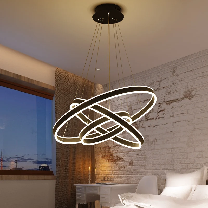 

Black/White high brightness Modern LED Pendant Lights For Dining room Living room Pendant Lamp lampara colgante hanging lamp