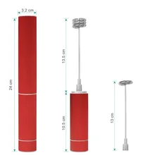 Stainless Steel Mixer Multifunction Electric Milk Frother Handheld Mini Mixing Foamer Coffee Blender Red Blender best price stainless steel milkshake mixer blender automatic milk shake making machine zf
