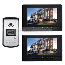 DIYSECUR 800×480 7 pulgadas Video de La Puerta Sistema de Intercomunicación Teléfono Timbre Seguridad Para El Hogar RFID LED Cámara de Visión Nocturna