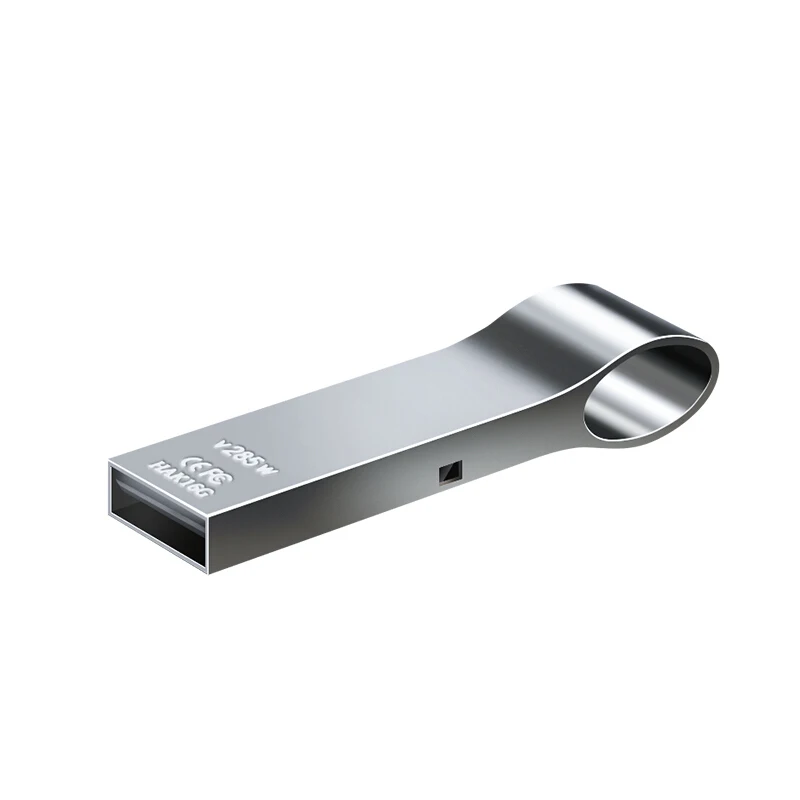 Original HP Flash Disk 16GB Metal Thumb Drives Key Ring Memory Stick v285w Cle USB DIY Custom Wholesale 2019 Pen Drive 16 gb (3)