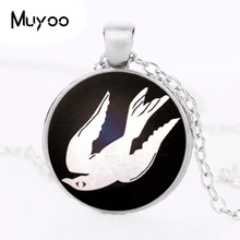 Bioshock бесконечное Белое Круглое ожерелье с подвесками, колье, винтажное мужское ожерелье, ювелирное изделие, подарок для мужчин HZ1