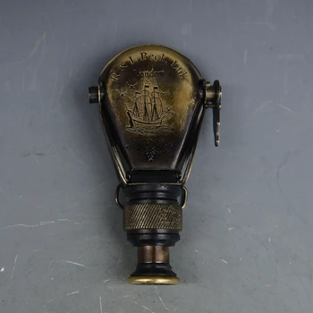 

Beijing craft brass Cloisonne flower telescope home furnishing reminiscence collection