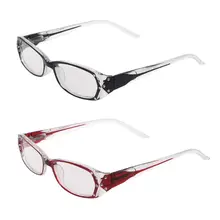 Новые модные очки для чтения женские инкрустированные очки со стразами диоптрий+ 1,0+ 1,5+ 2,0+ 2,5+ 3,0+ 3,5+ 4,0