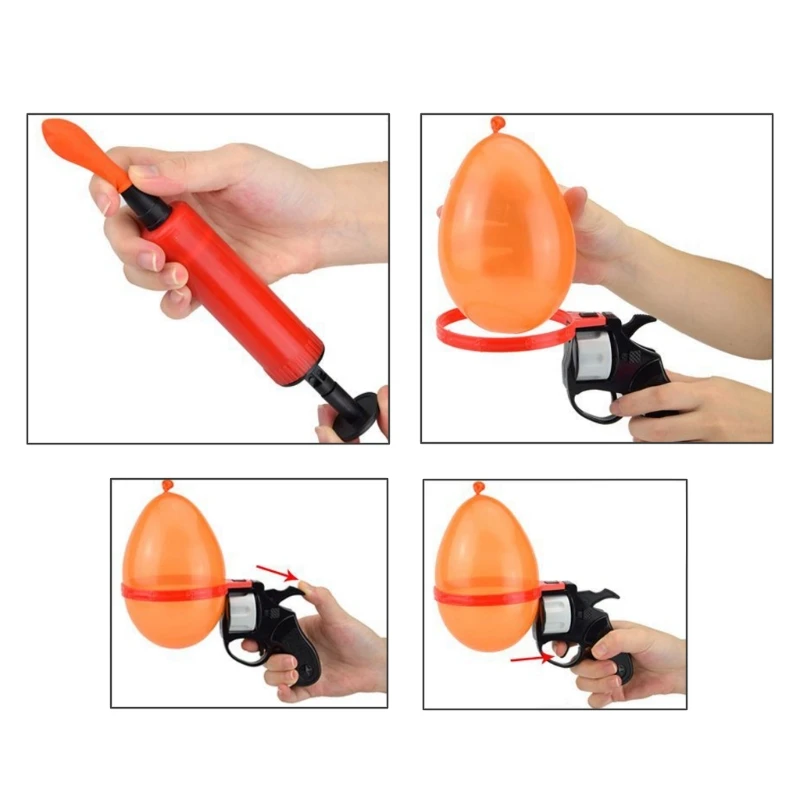 Russa Roleta Modelo Balão Pistola Bang Festa Jogo Divertido Brinquedo Complicado Presente Mod. 204504 3 Brincadeiras e piadas