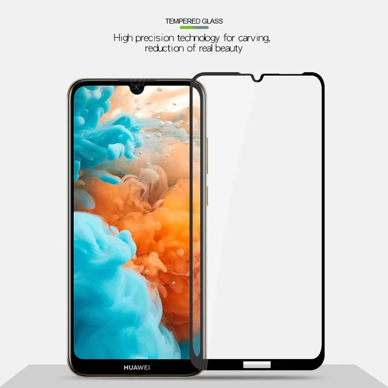 Защитное стекло закаленное 9H для Huawei Honor 7C/7A Pro/8A/8C/8X/Y9/Y7/Y6 2019/Y5 2018/MRD LX1|Защитные