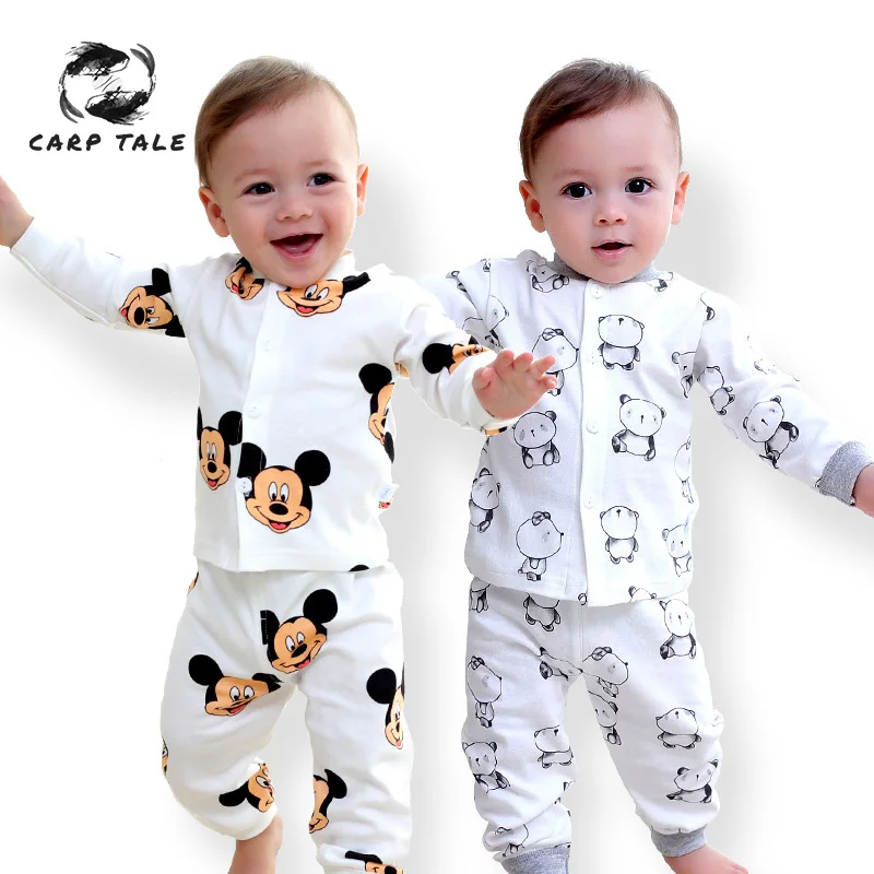 

2019 autumn cute cartoon newborn baby boy baby romper long sleeve suit baby girl clothes suit newborn baby boy clothes