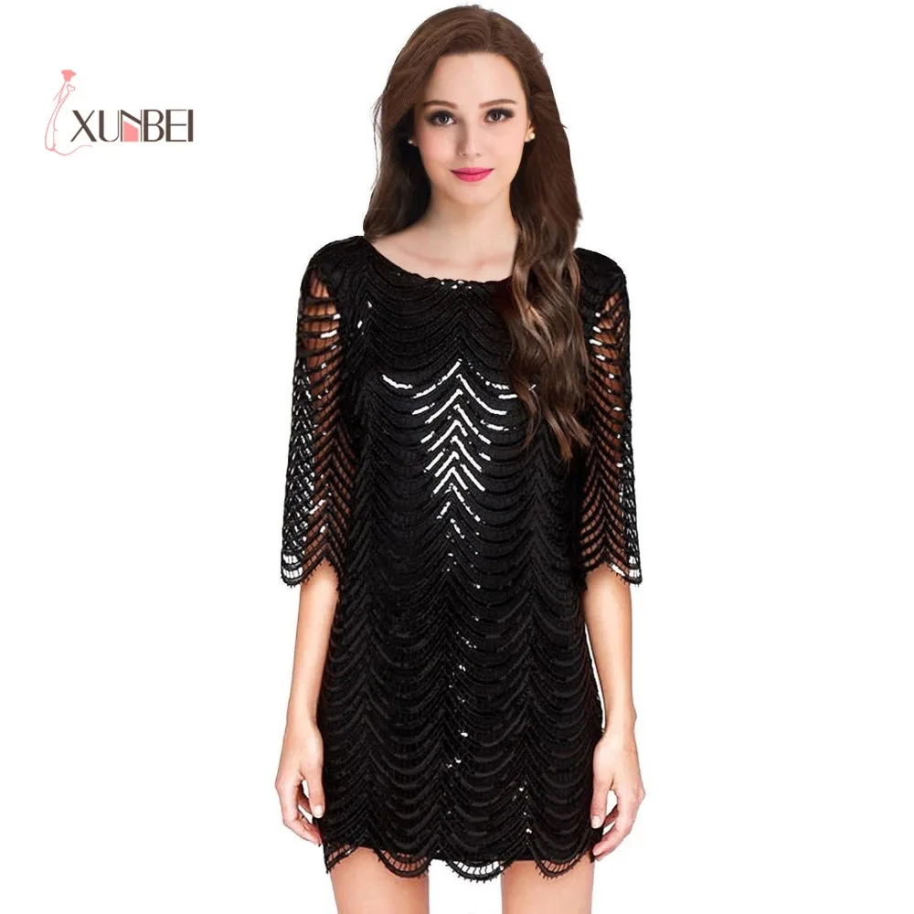 robe cocktail sequin