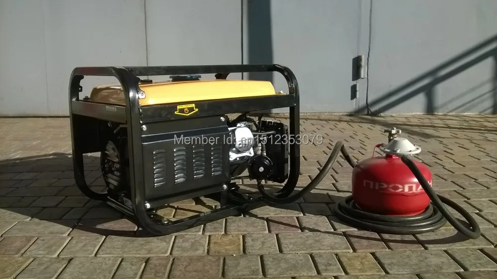 Двойной топливный карбюратор генератора два вида топлива бензин и газ (LPG
