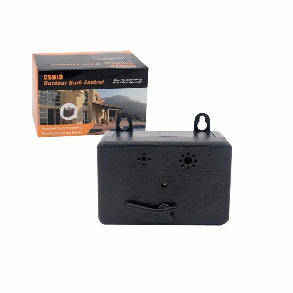 DEIRYLE Outdoor Ultrasonic Bark Control System Stop Barking Device Dog