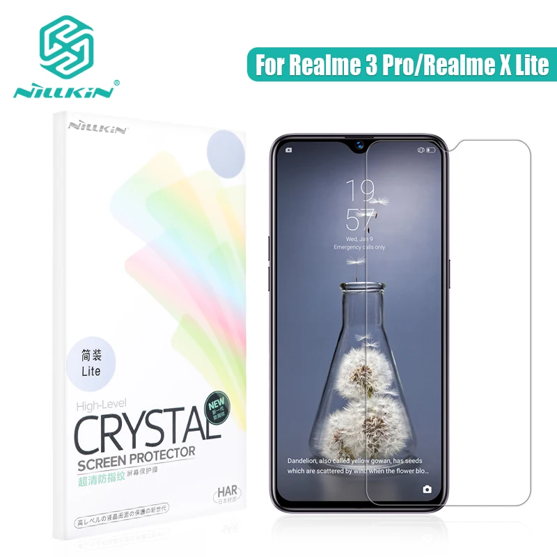 

NILLKIN Realme 3 Pro screen protector HD Super Clear screen protector Matte Anti Glare Realme X Lite Screen 6.3''