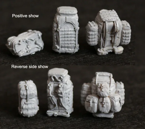 

1/35 Resin Model Modern military backpack model Vehicle supply package C (3Pack)
