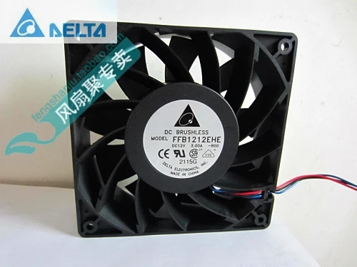 Вентилятор охлаждения для delta ffb1212ehe r00 12 см 12038 1238 120*120*38 мм В 3A|cooling fan|cooling fan 12v12v cooling