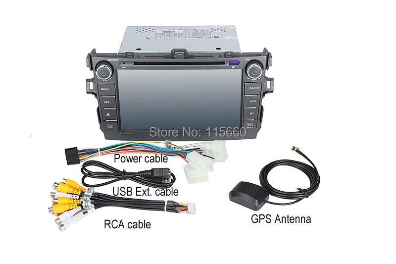 Cables of Toyota Corolla 2007-2011 Android