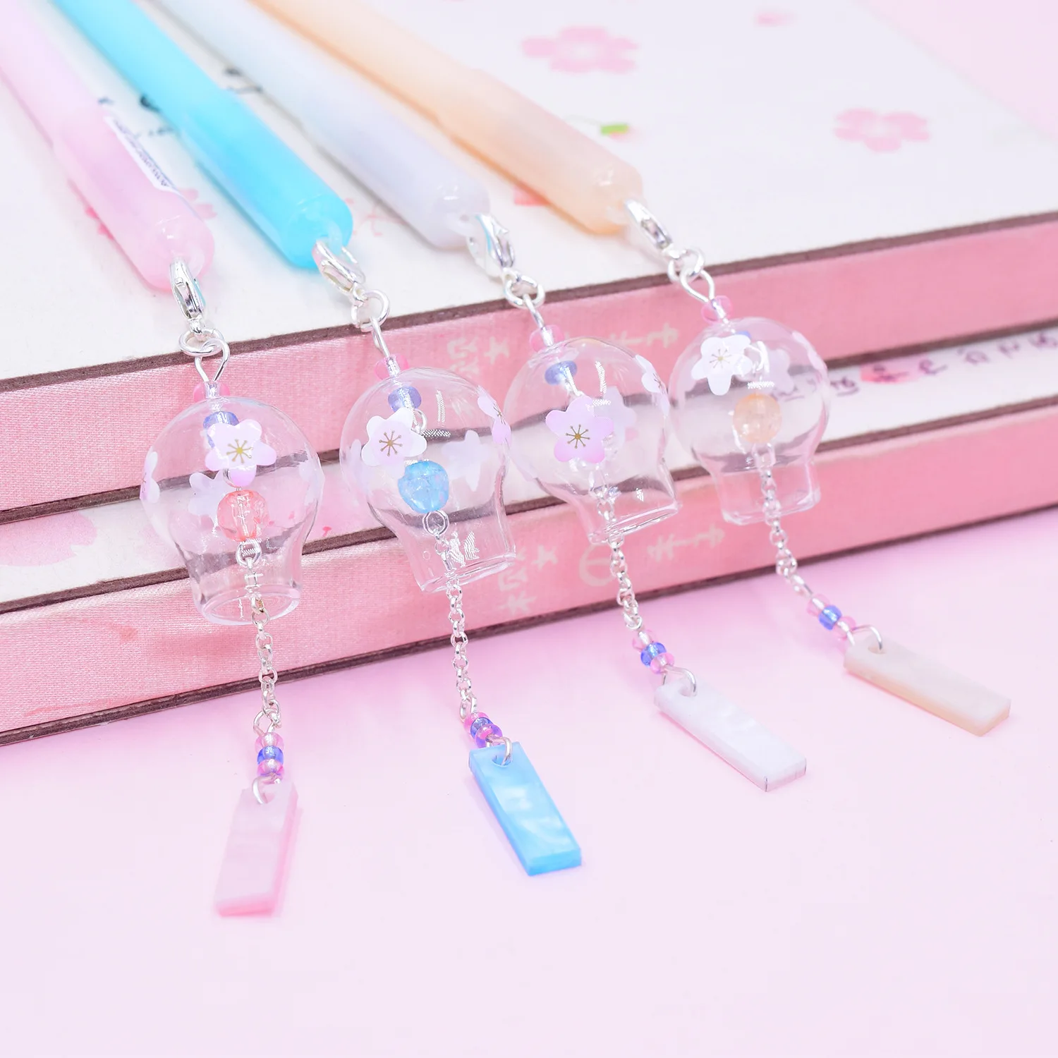 36 шт. гелевые ручки мультфильм Kawaii Wind chimes черный цветной гель-inkpens для письма милые канцелярские офисные школьные принадлежности