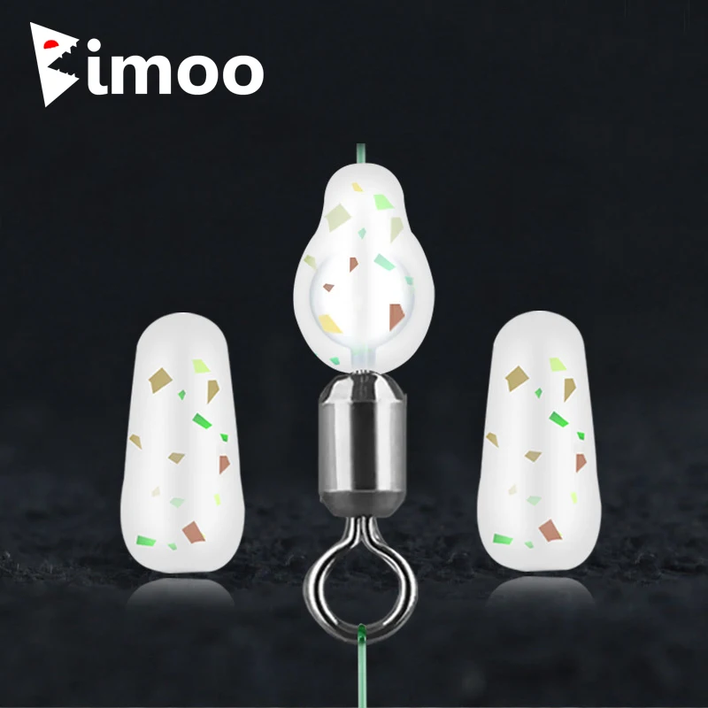 Bimoo 30 قطع السيليكا هلام طويلة اسطوانة لينة الفاصوليا الفضاء تزوير الصيد تعويم الفول سدادة الكارب الصيد المياه المالحة الصيد اكسسوارات