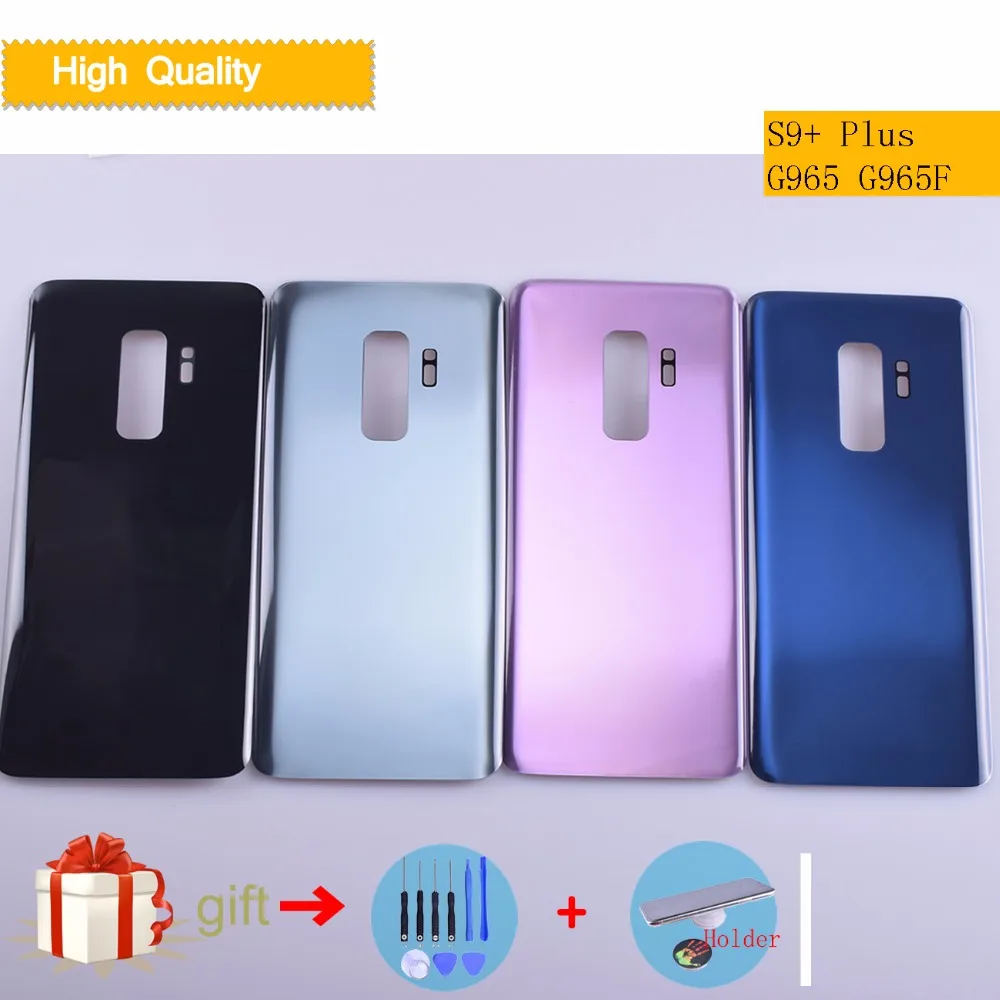 Back Glass Replacement For Samsung Galaxy S9+ S9 Plus G965 G965f Battery Cover Rear Door Housing