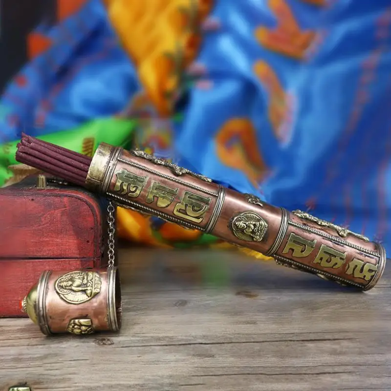 

20cm 24cm 27cm Nepal Handmade Original Metal Incense Storage Box