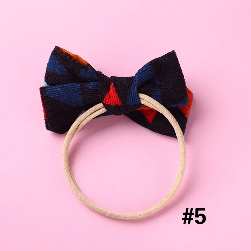 Hairbands-5 Детские Модные головные уборы для девочек, милые стильные заколки для волос, эластичные резинки для волос, повязки на голову ручной работы в горошек, заколки для волос аксессуары - Цвет: Hairbands-5