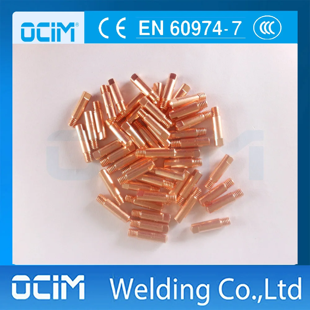 

20PCS Contact tip Mig Mag Torch Consumables M6*25 For MB 15AK Torch
