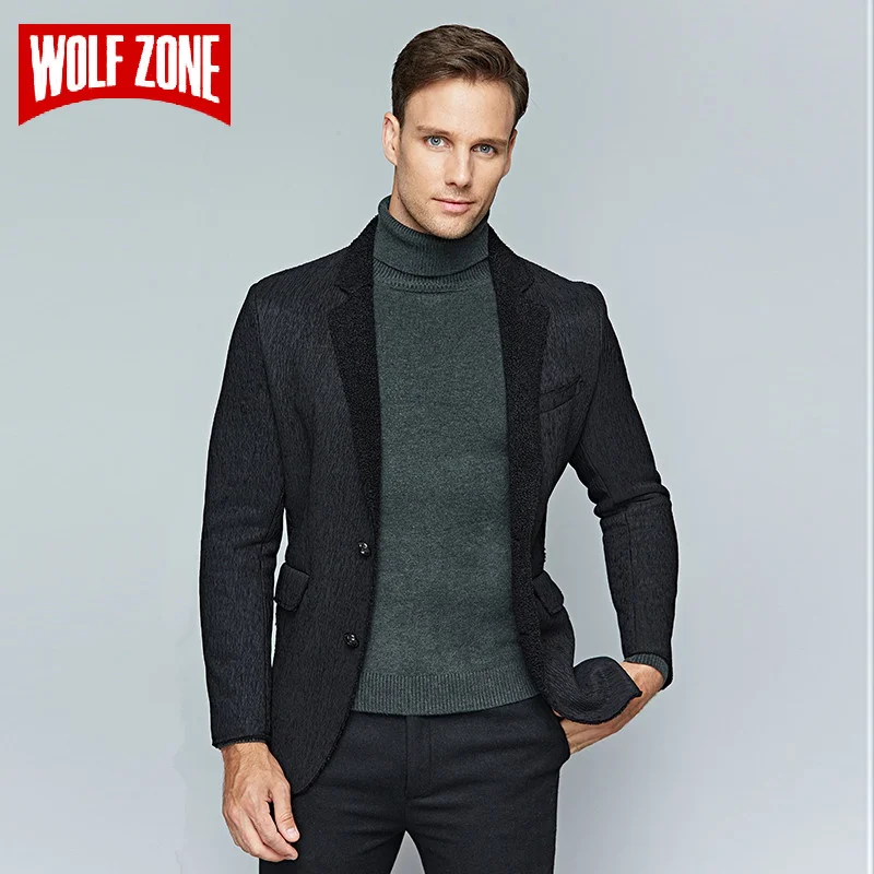 New Arrival 2017 Long Coat Men Single Breasted Slim Casual