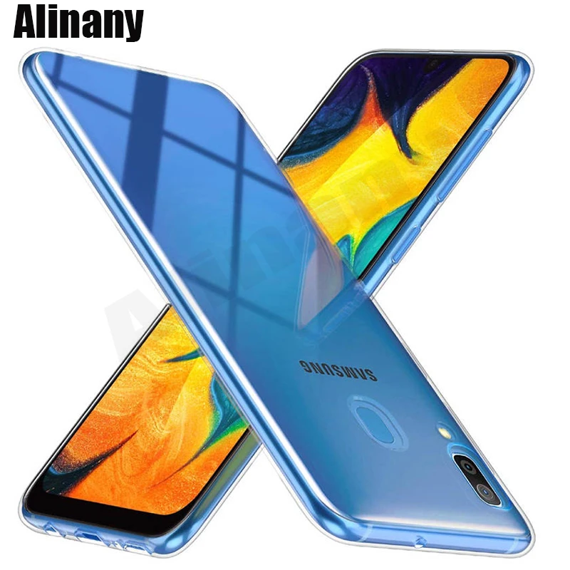 Funda de silicona transparente para Samsung Galaxy A20, carcasa de TPU para  Samsung A20 2019 Galaxy A20 A 20 A205F A205F SM A205F|Fundas antigolpes para  teléfono| - AliExpress