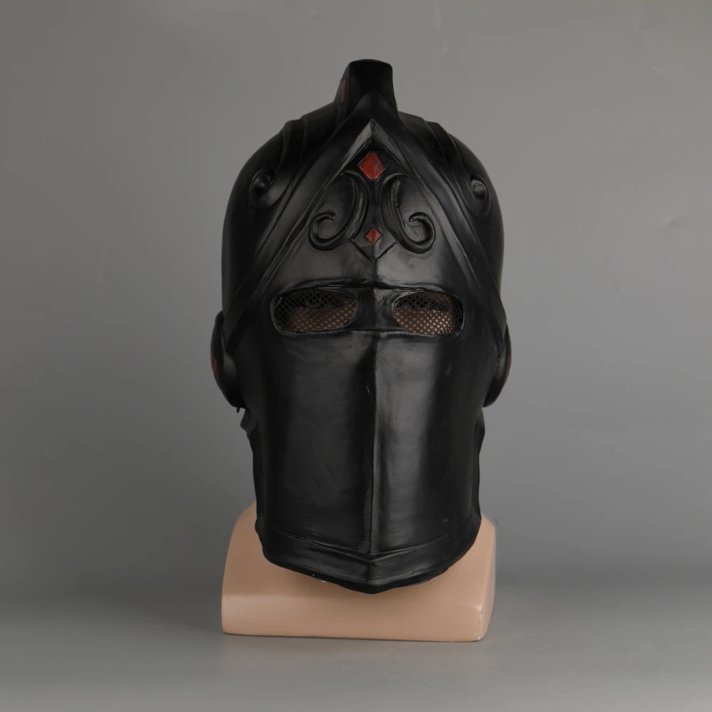 Game Fortniter Mask Cosplay Black Knight Legend Orange Skin Masks Latex Halloween Party Prop Dropshipping (35)