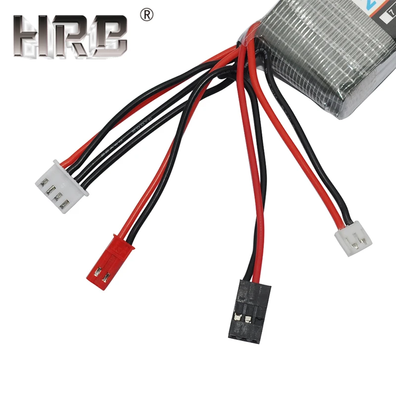 HRB 7,4 V 11,1 V Lipo батарея 2200mah 3S 2S 8C RC части Bateria 2Pin 4pin баланс JST SM Разъемы AKKU для передатчика приемника