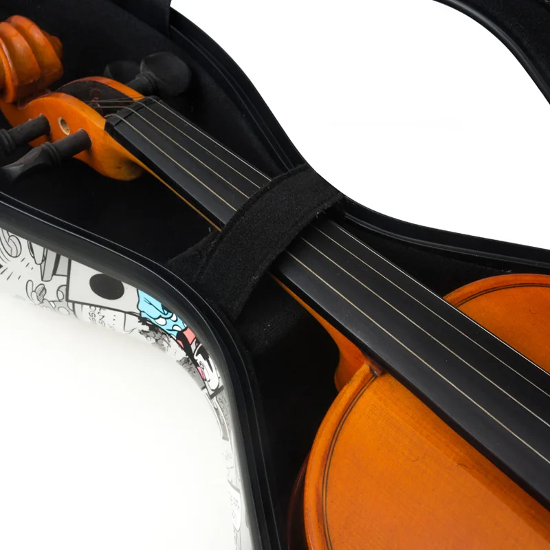 Высокое Качество Италия Кристина прямоугольник Скрипка чехол 4/4 углеродного стекловолокна чехол Аксессуары для скрипки