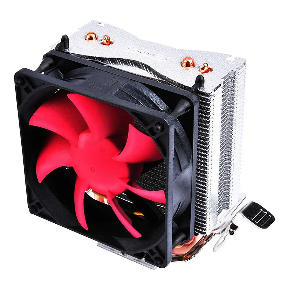 Pccooler HP-825 Mini CPU Cooler Fan Pure Cooper Heatpipe Silent Cooling Radiator Fan For Intel LGA 775 1155 1156 LGA 1150 1366 pccooler mini hp 825 heatpipe cpu cooler heatsink w cooling fan black red silver