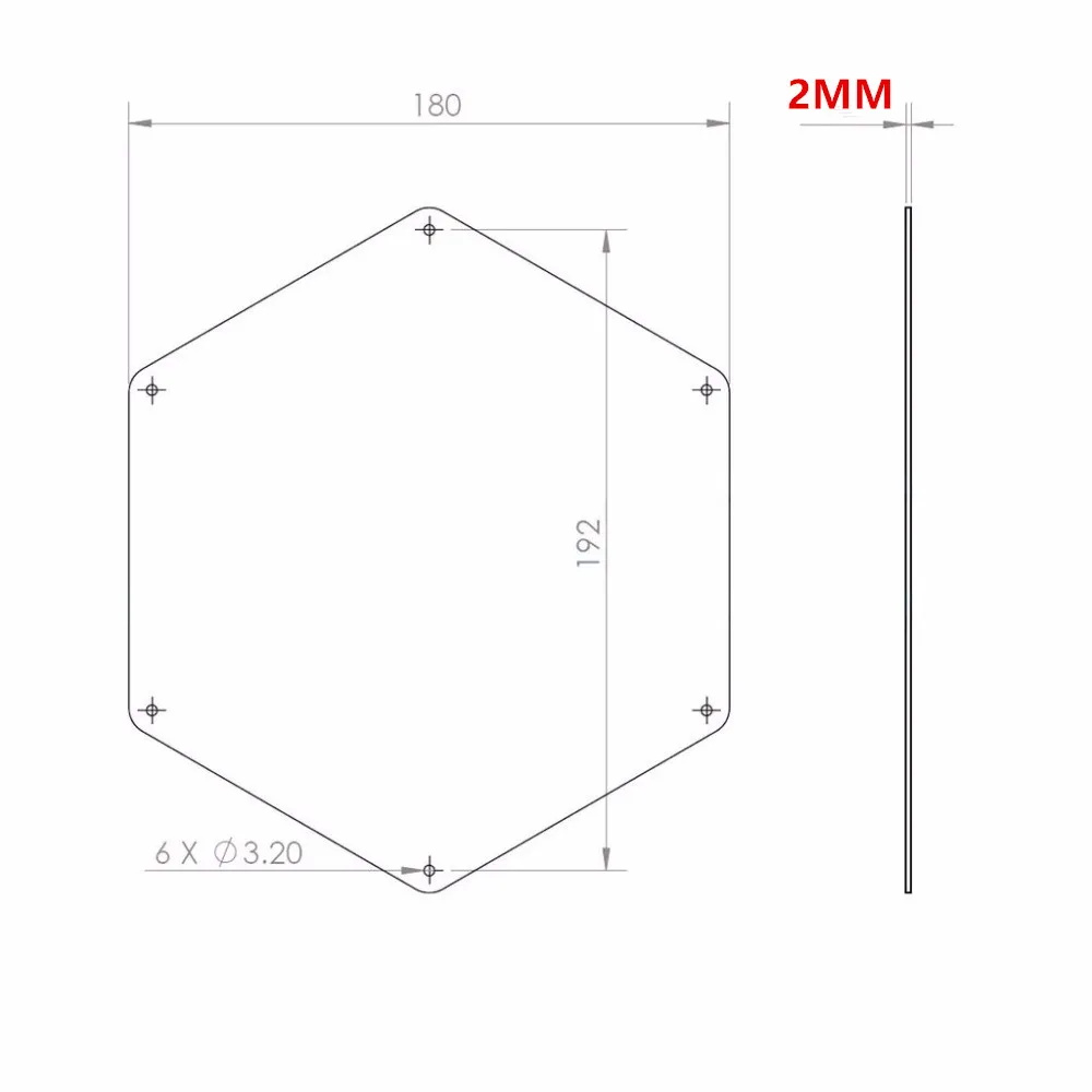 Funssor Delta Rostock Kossel 3D принтер PCB круглый кровать с подогревом 12V 100W с NTC3950 термистор изоляции хлопчатобумажная изнанка