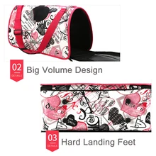 Переноска для наплечной сумочкой в виде сетка для окон, переноска для собак, ткань Оксфорд сумка для животных для Прогулка кемпинг