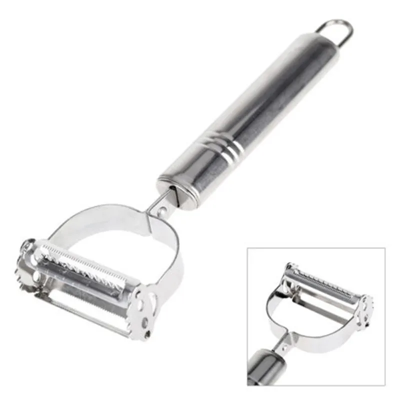 1pcs Stainless Steel Carrot Potato Fruit Peeler Durable Razor Sharp Blade Zesters Grade Shredder Slicer Julienne | Дом и сад