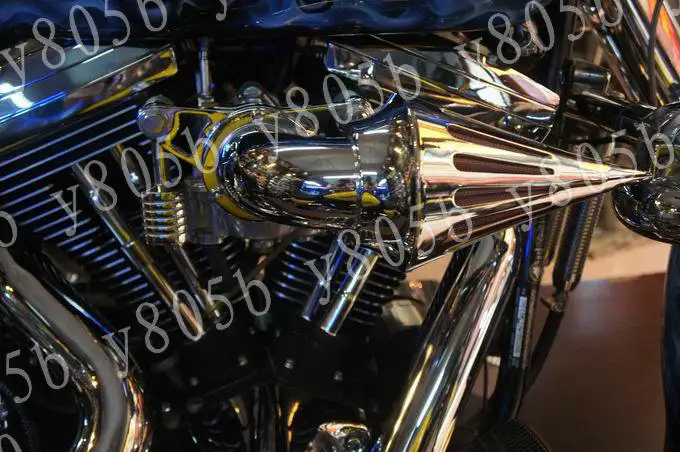 Хромированный Мотоцикл Спайк Воздухоочиститель воздуха наборы для YAMAHA Road Star 1600 1700 1999- MT225-008