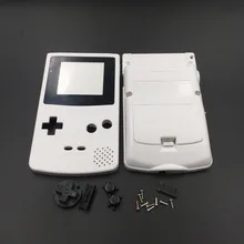 Белый и серый для nintendo GBC Запчасти для Gameboy сменный корпус/Оболочка Чехол для кожи