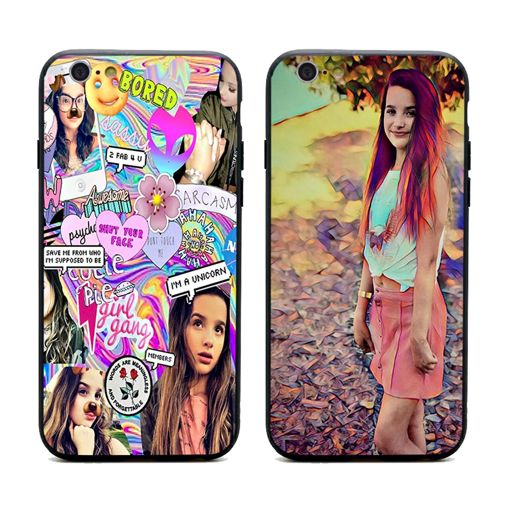 annie leblanc hayden phone cases TPU+PC Black covers for