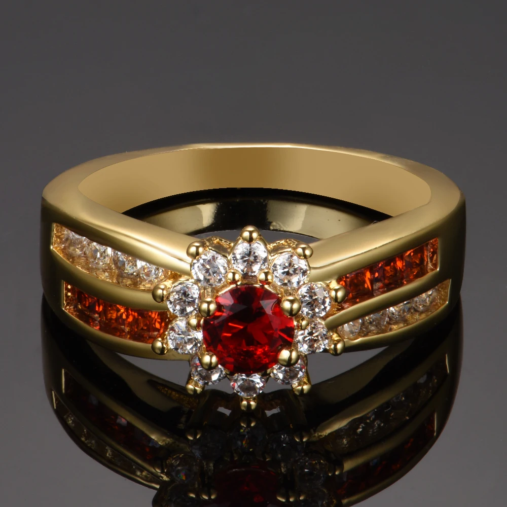 Salmon Pink Ruby New Design Woman Wedding Ring 925 Sterling Silver Jewelry Couple Engagement Rings Fine Gifts Wholesale huismerk kopen in de aanbieding Salmon Pink Ruby New Design Woman Wedding Ring 925 Sterling Silver Jewelry Couple Engagement Rings Fine Gifts Wholesale huismerk kopen in de aanbieding