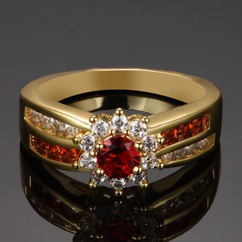 

Salmon Pink Ruby NEW Design Woman Wedding Ring 925 Sterling Silver Jewelry Couple Engagement Rings Fine Jewelry Gifts Wholesale