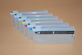 

6color 200ml empty refillable cartridge with chip For Fuji DX100 for FUJIFILM DX100 printer