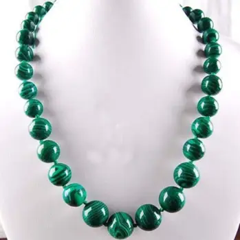 

Details about 6-14mm Green Gorgouese Malachite Gem Round Beads Necklace 18" LL002