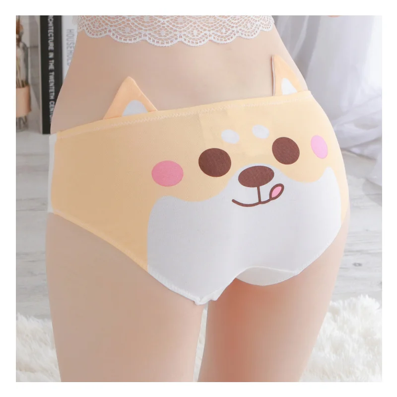 Аниме корги милые Лолита трусики сексуальное нижнее белье Kawaii Stero Dog Ears японский