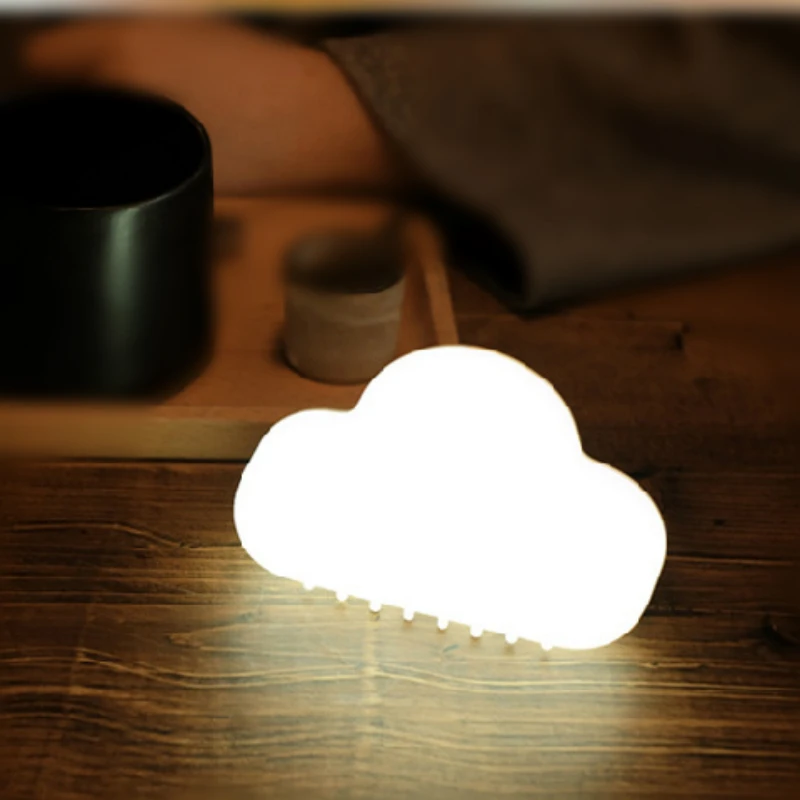 Облако ночник беспроводной настенные светодио дный Светильники LED USB голос/Touch