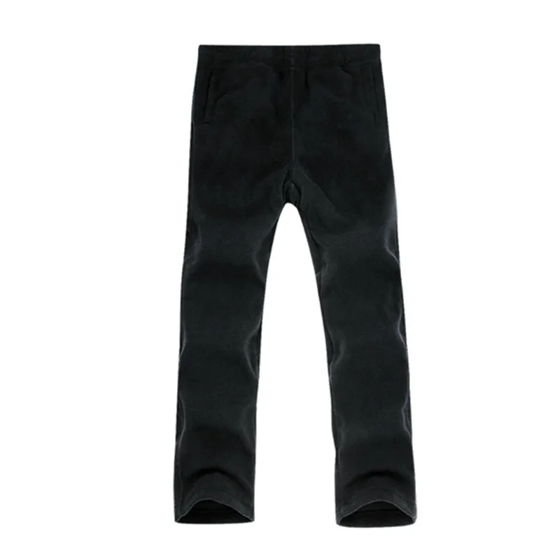 LANBAOSI deportes al aire libre de Trekking pantalones Polar Fleece espesar caliente térmicos para senderismo Camping escalada Pantalones