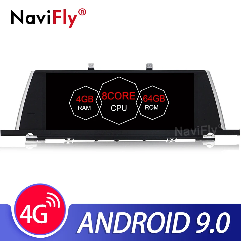 Discount 8Core  Android 9.0 4G RAM 64G ROM Car video gps player for BMW 5 Series F07 GT with IPS screen support OBD2 Carplay 0