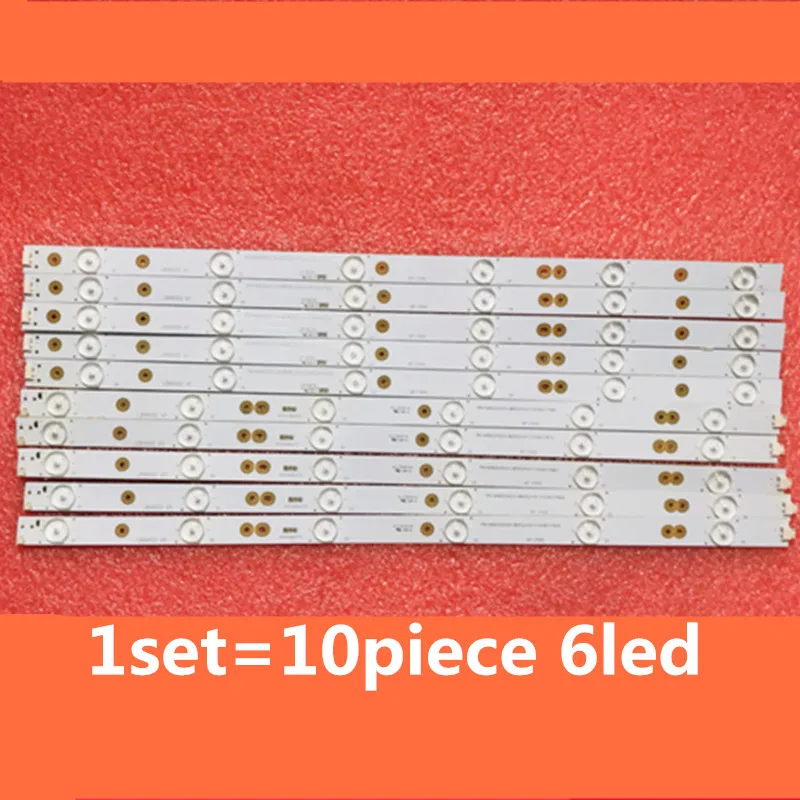 10pcs/set 49inch LED TV backlight strip C490F14-E1-L 49D1000/C1000 LB49002 V1 V0 | Лампы и освещение
