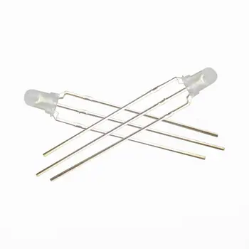 

3mm bicolor led diode, 3mm round DIP LED, Red+Green Common Cathode or Common Anode optional