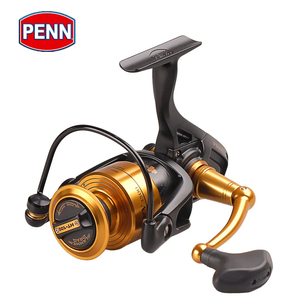 بن SPINFISHER V SSV 3500-10500 الحجم غزل الصيد بكرة 18LB/8 كيلوجرام السحب 6BB كامل معدن الجسم HT-100 السحب Moulinet بيكي بكرة