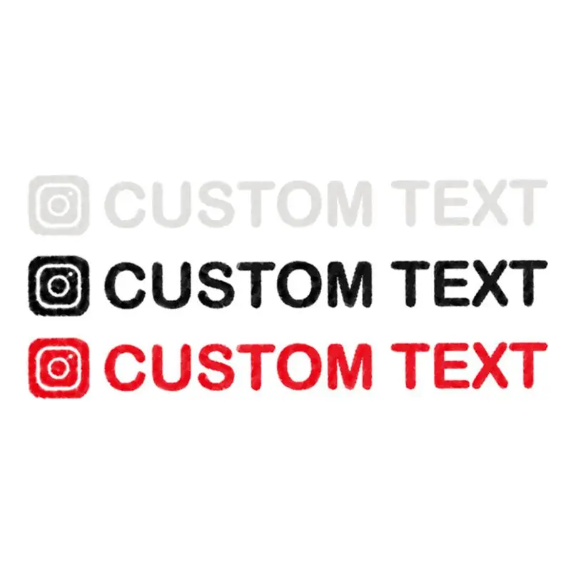 

20*2CM Personalized Custom Username Waterproof Car And Motorcycle Decals Bumper Sticker qiang