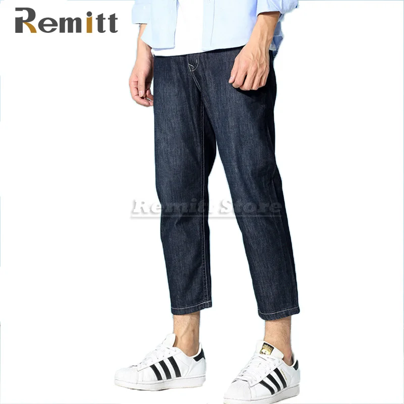 2017 New Men Brand Clothing Male Ankle Length Fashion Designer Jeans Plus Size 28 38 40